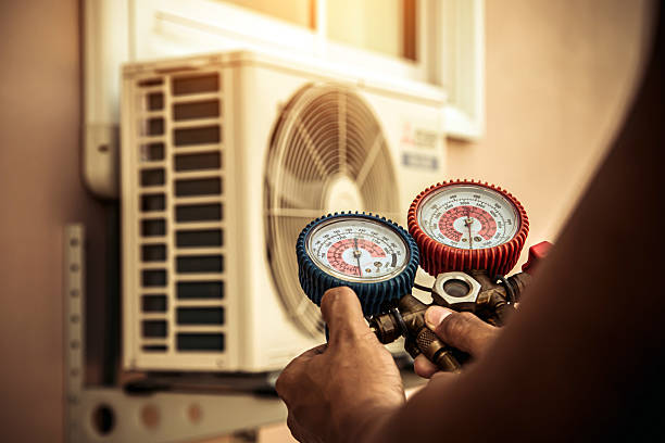 Professional Ac Installation technician working in Merrittstown, PA